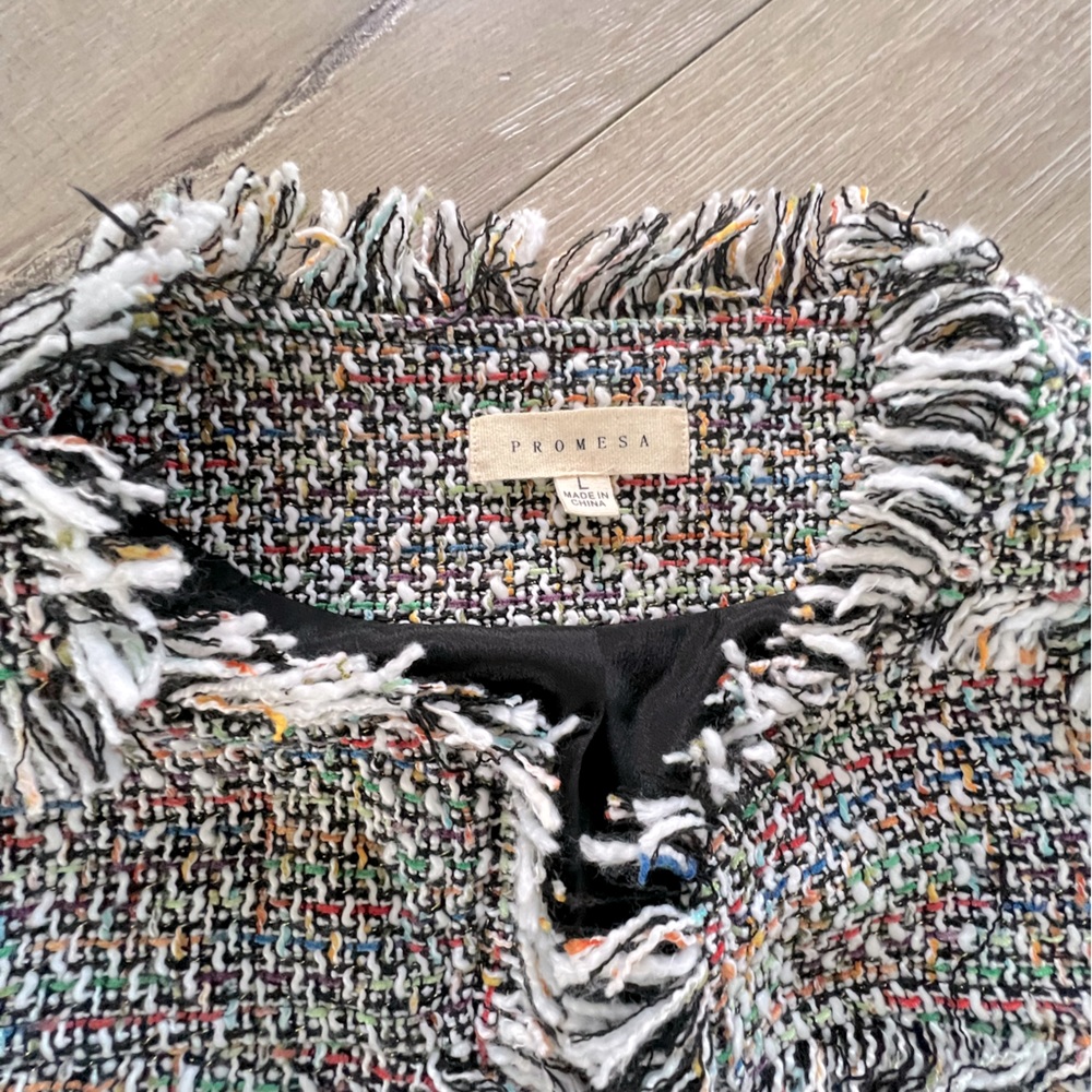 Tweed Multicolored Jacket - Picture 2 of 3